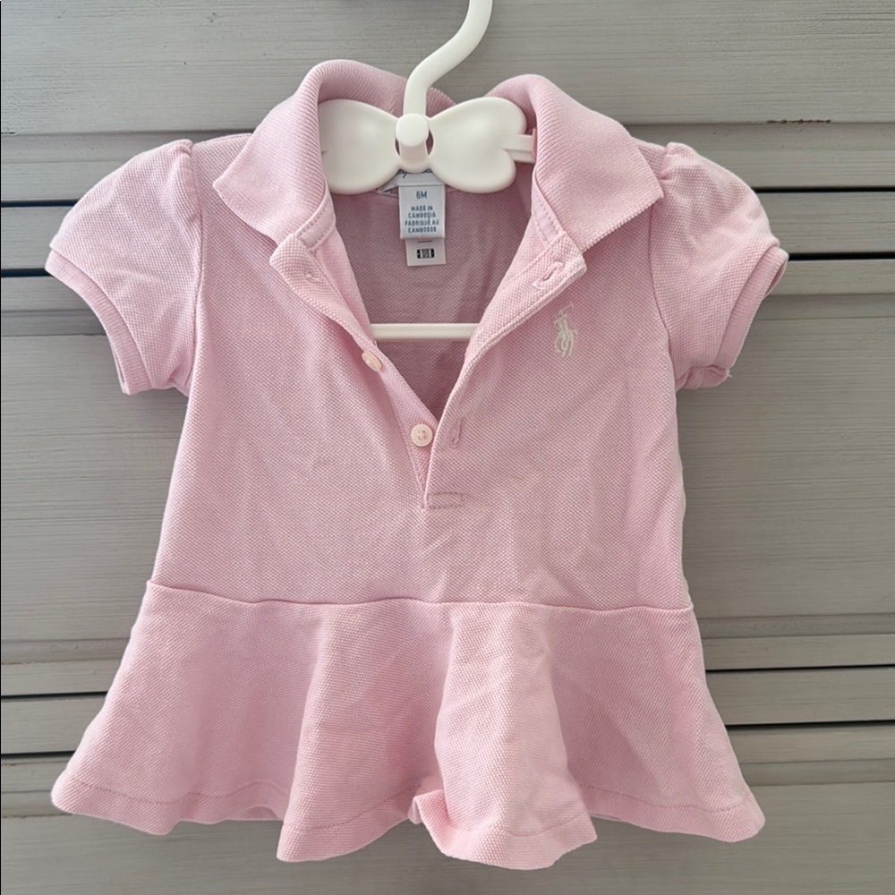 Ralph Lauren Pink Polo Shirt for Kids